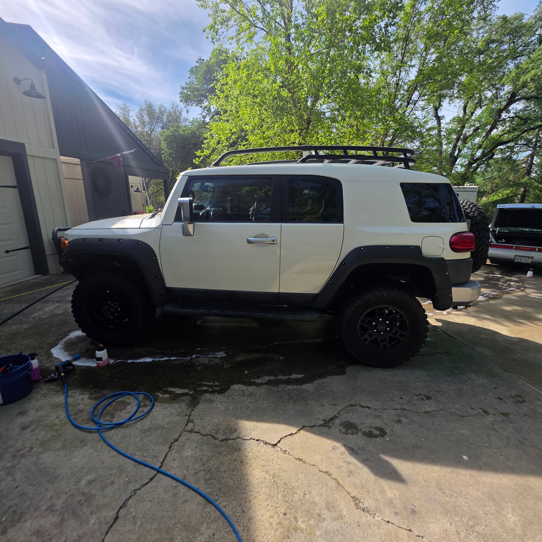 Detail X mobile detailing job — polished exterior paint sample