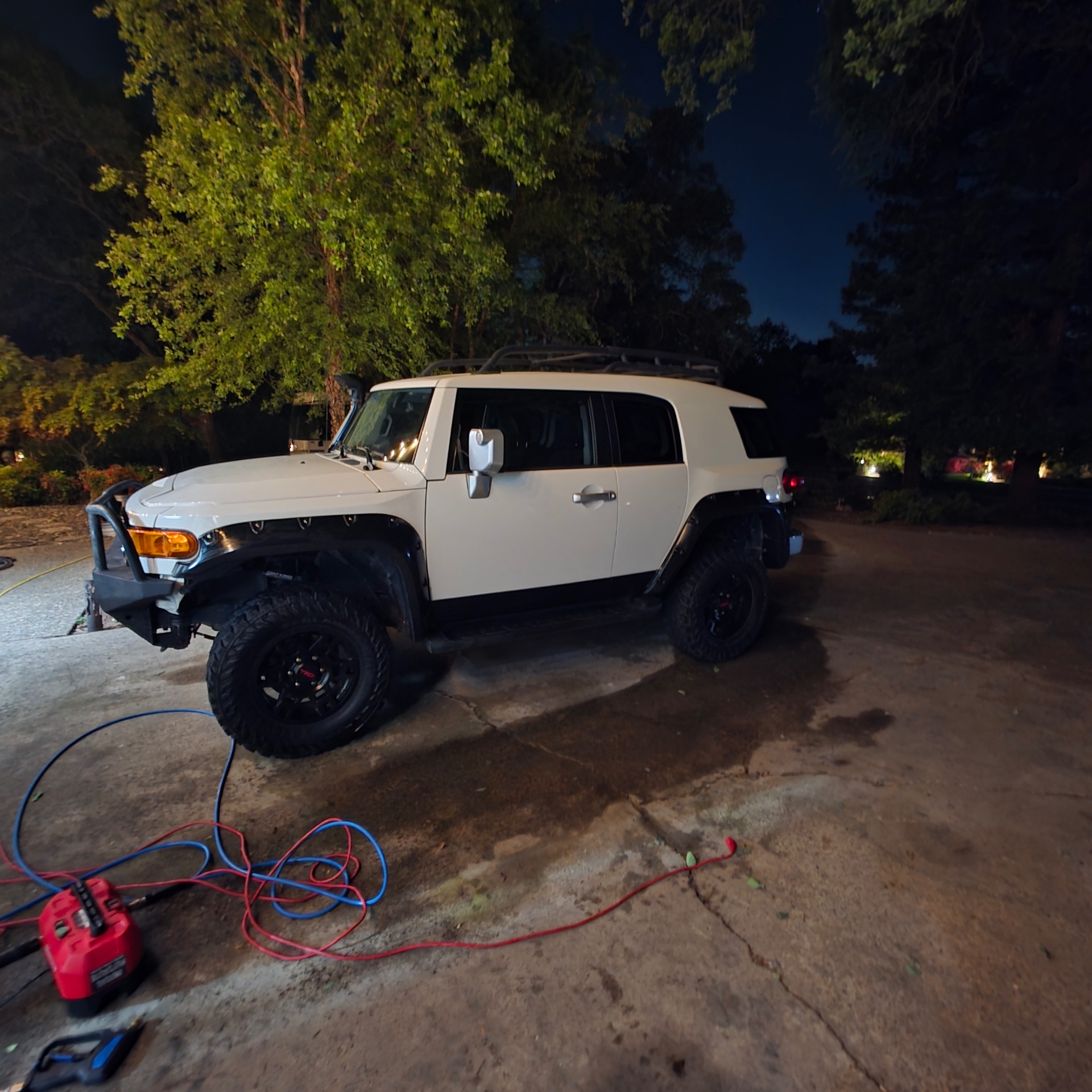 Detail X mobile detailing job — vehicle exterior showing reflective clear coat